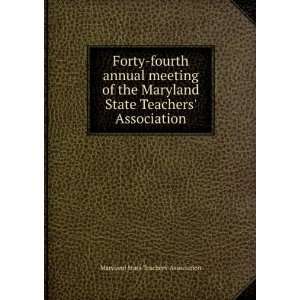   Teachers Association Maryland State Teachers Association Books