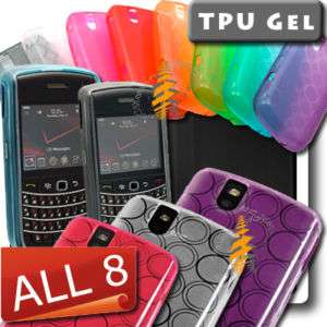 Soft TPU Gel Skin Case Cover Blackberry Bold 9650  