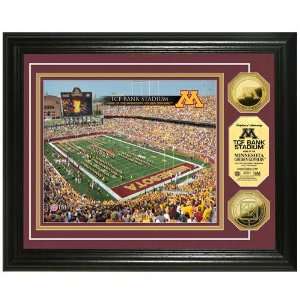   Gophers TCF Bank Stadium 24kt Gold Coin Photomint