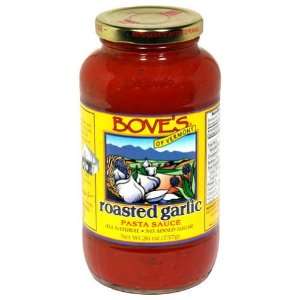  Boves Of Vermont, Pasta Sauce Rstd Grlc, 24 OZ (Pack of 6 