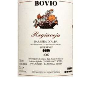  2009 Bovio Barbera dAlba Regiaveja 750ml: Grocery 