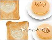 2pcs Disney Stitch Toast Bread Food Pancake Stamp Mold  
