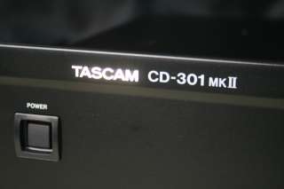 Tascam CD 301 MKII CD Player.Professional Rack Mount CD Player with 