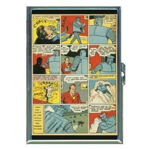  Bozo the Iron Man 1940s Comic ID Holder, Cigarette Case or 