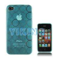 NEW Soft TPU Rubber Case Cover for Apple iPhone 4 4G iPhone 4S Blue 