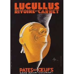  LUCULLUS RIVOIRE ET CARRET PATES AUX OEUFS FRANCE FOOD 