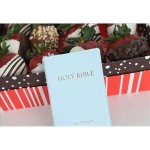 Babys First Bible in Blue with 12 Berry Gift Box  Grocery 
