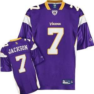 Tarvaris Jackson Minnesota Vikings Purple Equipment   Replica NFL 
