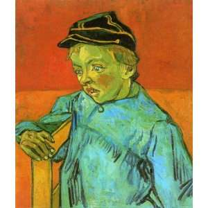 Oil Painting: The Schoolboy (Camille Roulin): Vincent van Gogh Hand Pa 