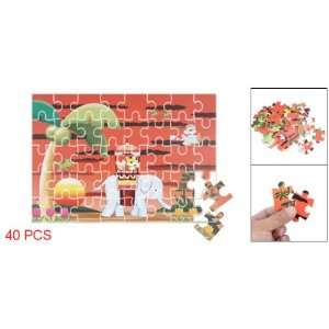   Tiger Bird Picture 40pcs Brain Training Jigsaw Puzzle: Toys & Games