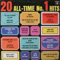 20 ALL TIME NO.1 HITS LP 1965 ORIGINAL ARTISTS EXC!  