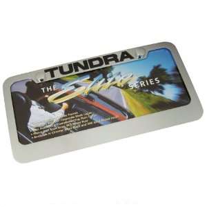  Toyota Tundra Top Engraved Chrome Brass Notched License 