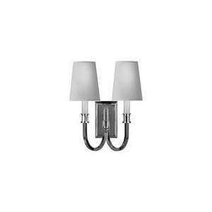 Brien Modern Library Double Sconce in Hand Rubbed Antique Brass 
