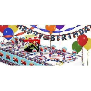    Fire Engine Fun Party Supplies Super Party Kit: Toys & Games