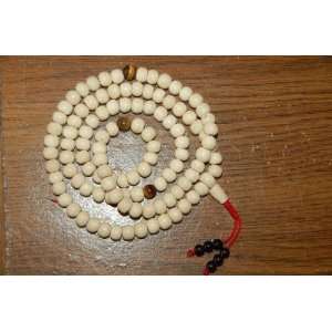  Yak Bone Mala 108 Beads with Tiger Eye Spacers Everything 