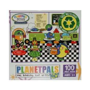  PlanetPals Eat Healthy Live Green DINER Recycled Puzzle 