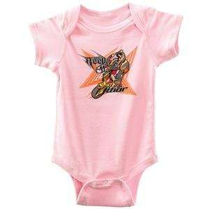 Thor Motocross Reed Onesie   2010   6 12 Months/Pink Automotive