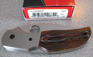   C123WDP Sage 4 Sage4 Lockback Folding Knife S30V Titanium Bolsters