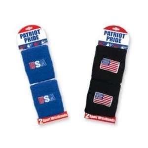  Patriot Pride 2 Pack Wrist Band Case Pack 72 Everything 