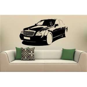   Wall MURAL Vinyl Decal Sticker Car MAYBACH 57 S. 1676: Home & Kitchen