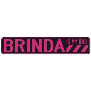   BRINDA IS MY IDOL  STREET SIGN