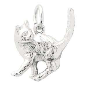  Sterling Silver BRITISH SHORTHAIR CAT Charm Jewelry