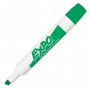  EXPO 83004   Dry Erase Marker, Chisel Tip, Green, Dozen 