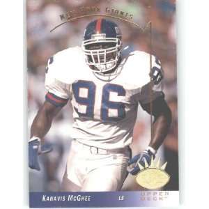  1993 SP #186 Kanavis McGhee   New York Giants (Football 