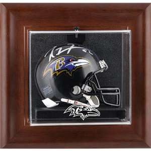   Baltimore Ravens Mini Helmet Brown Display Case