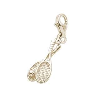  Rembrandt Charms Tennis Racquets & Ball Charm with Lobster 