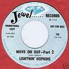 Lightnin Hopkins 45 Move On Out 1968 Kill