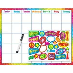  Colorful Brush Strokes Calendar