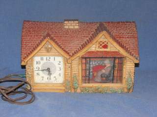 Old VTG Home Sweet Home Haddon Productions Inc. Original House Clock 