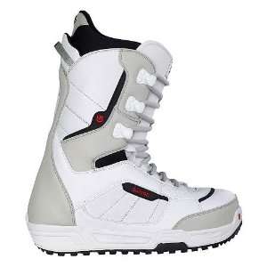  Burton Mens Invader Snowboard Boots   White/ Black/ Red 
