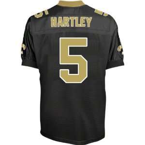 New Orleans Saints #5 Hartley Black Football Jersey Sports Jerseys 