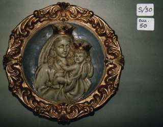 Della Robbia Relief 19 Virgin with a Baby Gold  