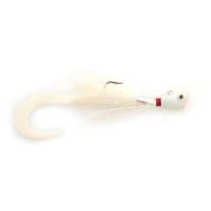 Line Pulse Raiser Jig w/Bucktail 1oz White Glow #PLPR1 01  