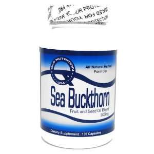 Sea Buckthorn ^ 900mg   Fruit & Seed Blend Oils Blend 100 Capsules By 