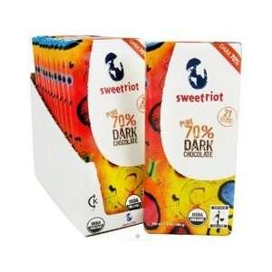  Sweetriot 70% Dark Chocolate Bar (12 x 3.5 Oz) Everything 