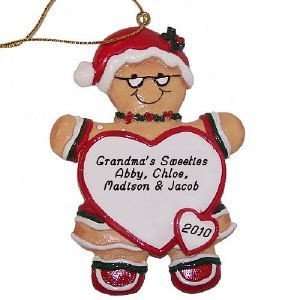   : Personalized Grandma Christmas Ornament My Sweeties: Home & Kitchen