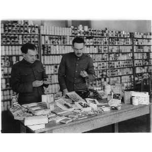   Army Officer,inspecting Candy,Parisian Candy Factory