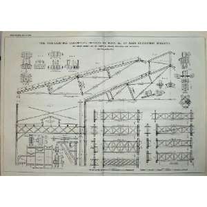  : 1876 Philadelphia Exhibition Diagrams Roof Building: Home & Kitchen