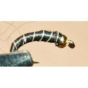  Zebra Midge Curved Beadhead