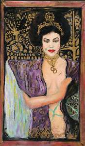 Original Fine Art Surrealism Gustav Klimt Dali Styl Contemporary 