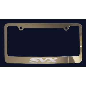  Subaru SVX License Plate Frame (Zinc Metal) Everything 