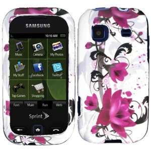  Purple Lily Hard Case Cover Protector for Samsung Trender 