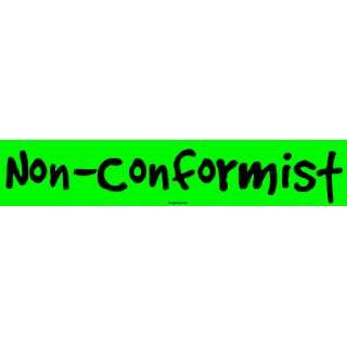  Non Conformist Large Bumper Sticker: Automotive