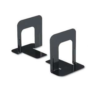  METAL BOOKENDS BLACK 10 PAIRS #54051 4 3/4 X 5 1/4 X 5H 