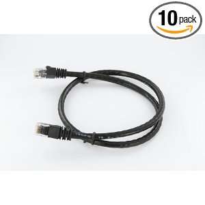   Patch Ethernet Cable Cord Cat6 Cat 6   Black: Computers & Accessories