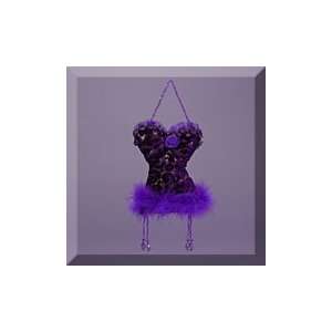  6ea   4 X 5 Purple Velvet Bustier Bag Health & Personal 